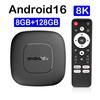 Смарт-приставка T1 Android TV Box Android 16 Allwinner H313 Google Assistant Двойной Wi-Fi 5G Видео 8K 8 ГБ 128 ГБ Медиаплеер Приставка Быстрая