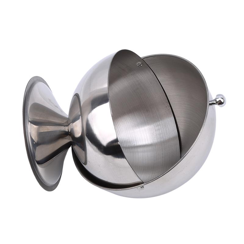 Кухонная сферическая сахарница из нержавеющей стали, бутылка для приправ, резервуар для специй, может переворачиваться