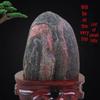 Natural Mount Tai Feng Shui Decorative Stone with Stand for Home or Office