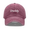 Adjustable Daddy & Mommy Baseball Cap Letter Embroidered Dad Hats  For Man Women