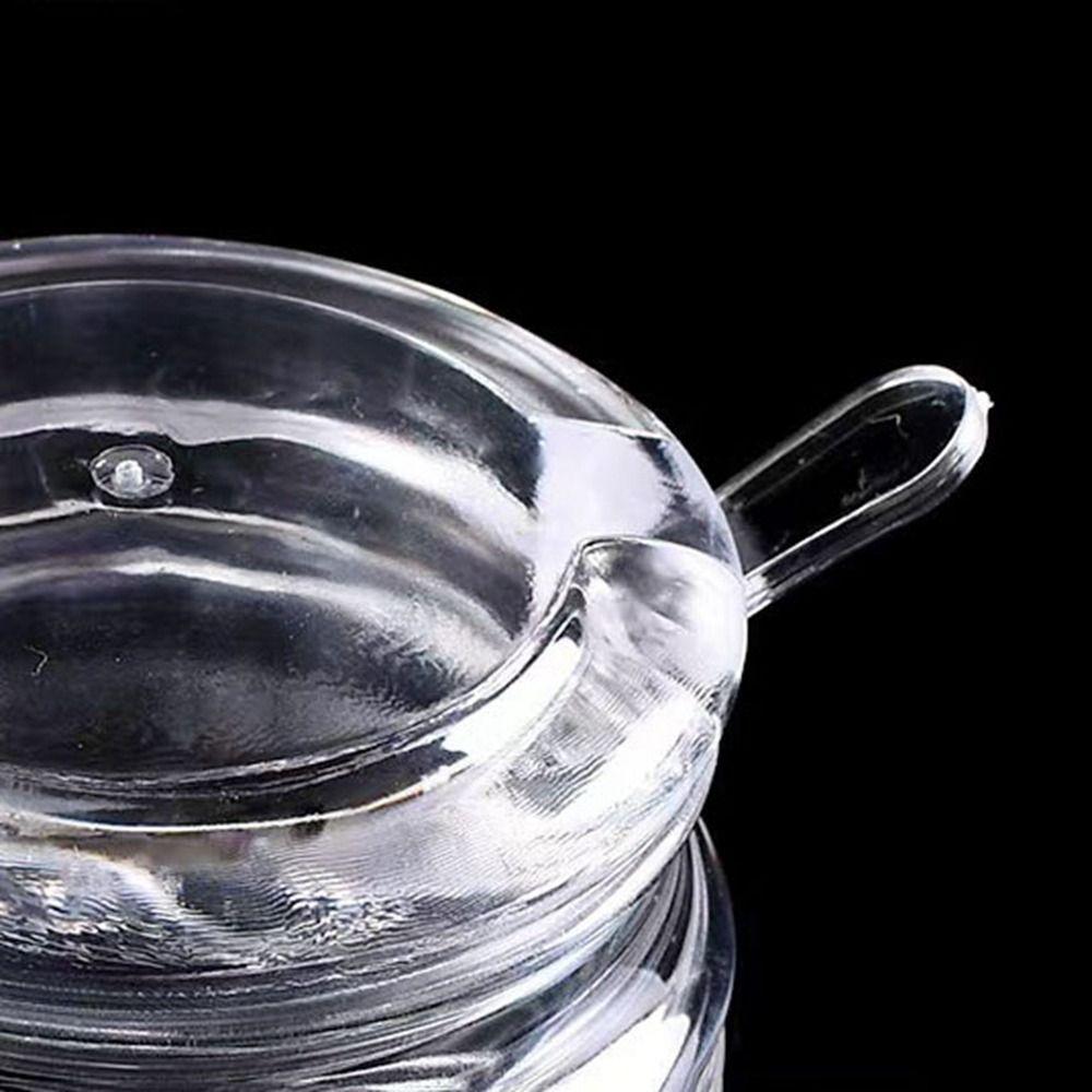 Dustproof Bowl Sugar Transparent Sugar Pots Multifunctional Condiment Bottles Barbecue