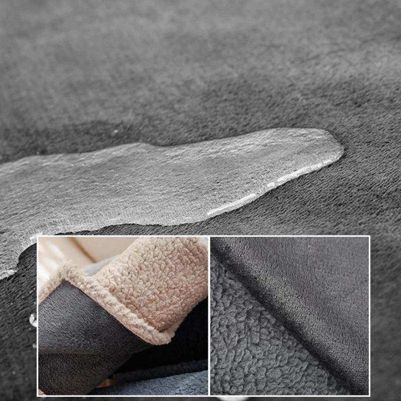 Фланелевое одеяло для сна домашних животных, мягкое, удобное, теплое, из овчины, одеяло для собак, утолщенное, водонепроницаемое, для кошек и собак, коврик, аксессуары для собак