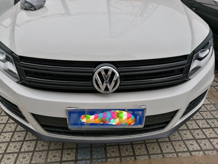 13-17 Tiguan Наклейка для украшения бампера решетки из углеродного волокна