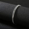 Punk Fashion 8mm Miami Curb Cuban Link Chain Bracelet Gold Silver Color Stainless Steel Hand Chains For Men Women Jewelry Gift