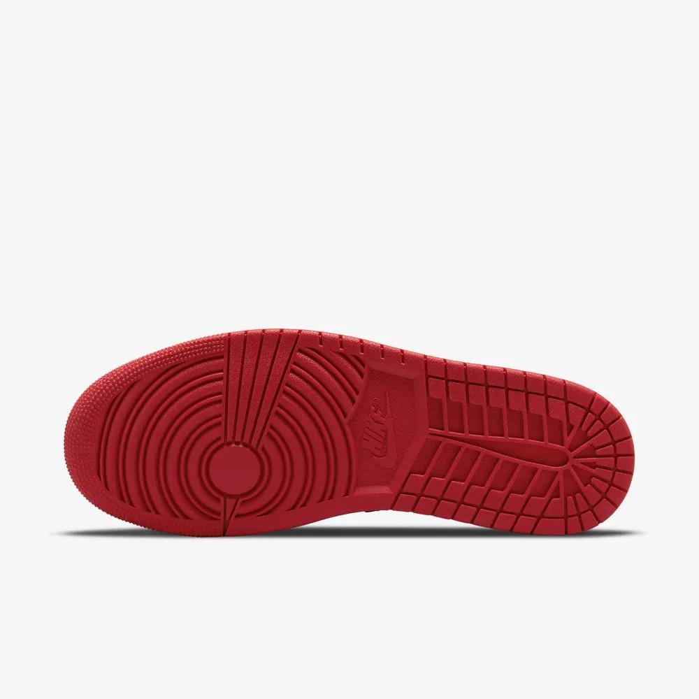 Jordan 1 Low White Gym Красный Черный 553558-163