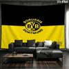 Borussia Custom Name Wall Tapestry Aesthetic Wall Hanging Printed Fabric Blanket Decorative Tapestries for Bedroom Living Room Home Decor