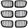 2PCS Racing Grill Gloss Black Car Front Bumper Grilles For BMW X3 F25 2011-2013 Kidney Grille New Accessories Replacement