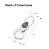 2026New Car Logo Keychain Keyring Key Ring Chain Accessories For Mercedes Benz AMG Smart Fortwo 451 450 453 EQ Forfour Coupe Cab AH2