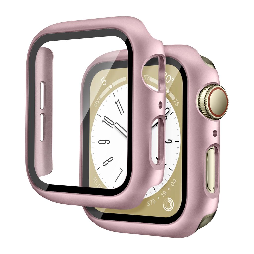 Стекло+Чехол для Apple Watch 11 корпус 46мм 44мм 40мм 45мм 41мм 42мм 38 Защитное стекло для экрана iwatch series 10 9 8 7 6 3 SE Аксессуары