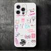 Мягкий чехол для телефона с рисунком "Зуб и Стоматолог" для iPhone 16 16E 17 Air 15 Pro Max 14 Plus 13 Mini 11 12 7 Черный задний корпус