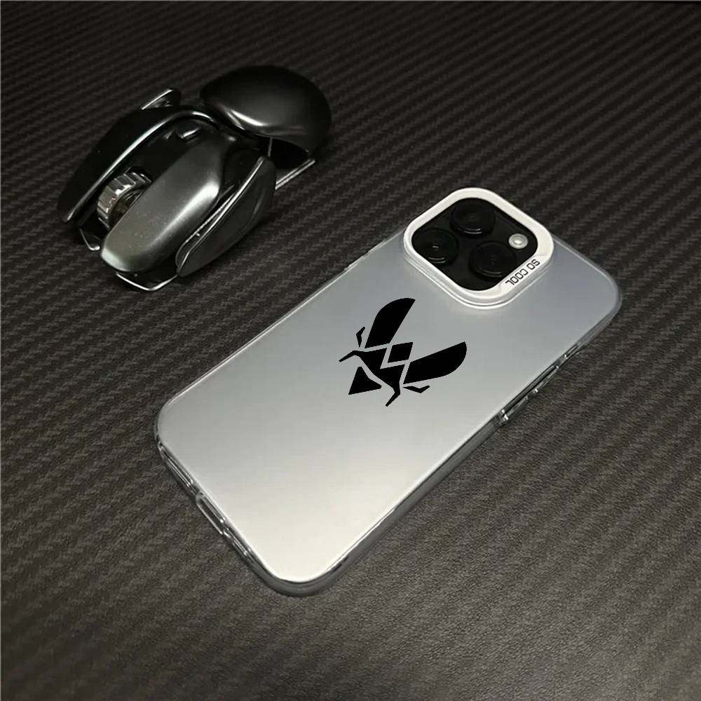 Чехол для телефона с логотипом команды CS2 Vitality для iPhone 16 15 14 13 12 11 Plus Pro Max, разноцветный, лазерный Aurora, противоударный, Funda Cover