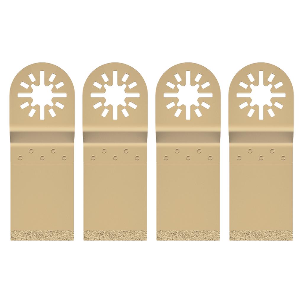 8 шт. Многофункциональные лезвия Осциллирующие пильные полотна из цементированного карбида Профессиональное треугольное пильное полотно для резки керамической плитки и мрамора