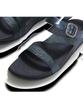 Женские шлепанцы Fitflop Skinny II с ремешком-Z, блестящие, цвет Cosmic Blue (Ft63K2S43R)