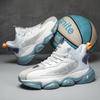 2025 New Men's Basketball Shoes, High-top Shock-absorbing Sports Shoes, Men's Combat Boots, Wear-resistant and Non-slip Trendy Basketball Shoes
