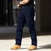 Men's Cargo Pants - Cotton Loose-Fit Comfortable Straight-Leg Multi-Pocket Trousers