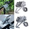 Motorcycle Phone Holder Handlebar Mounted Cellphone Cradles Shockproof Stand Holder for Scooter Bike 360 Degree Rotating