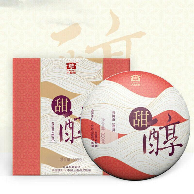 TIAN CHUN * 2019 TAETEA Menghai Dayi Pu-er Органический черный чай в коробке, 300 г