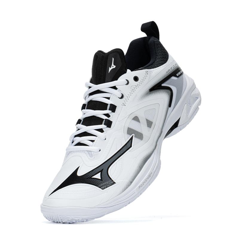 Mizuno Кроссовки унисекс Wave Claw Neo 3 Wide Белые Черные 71GA247320