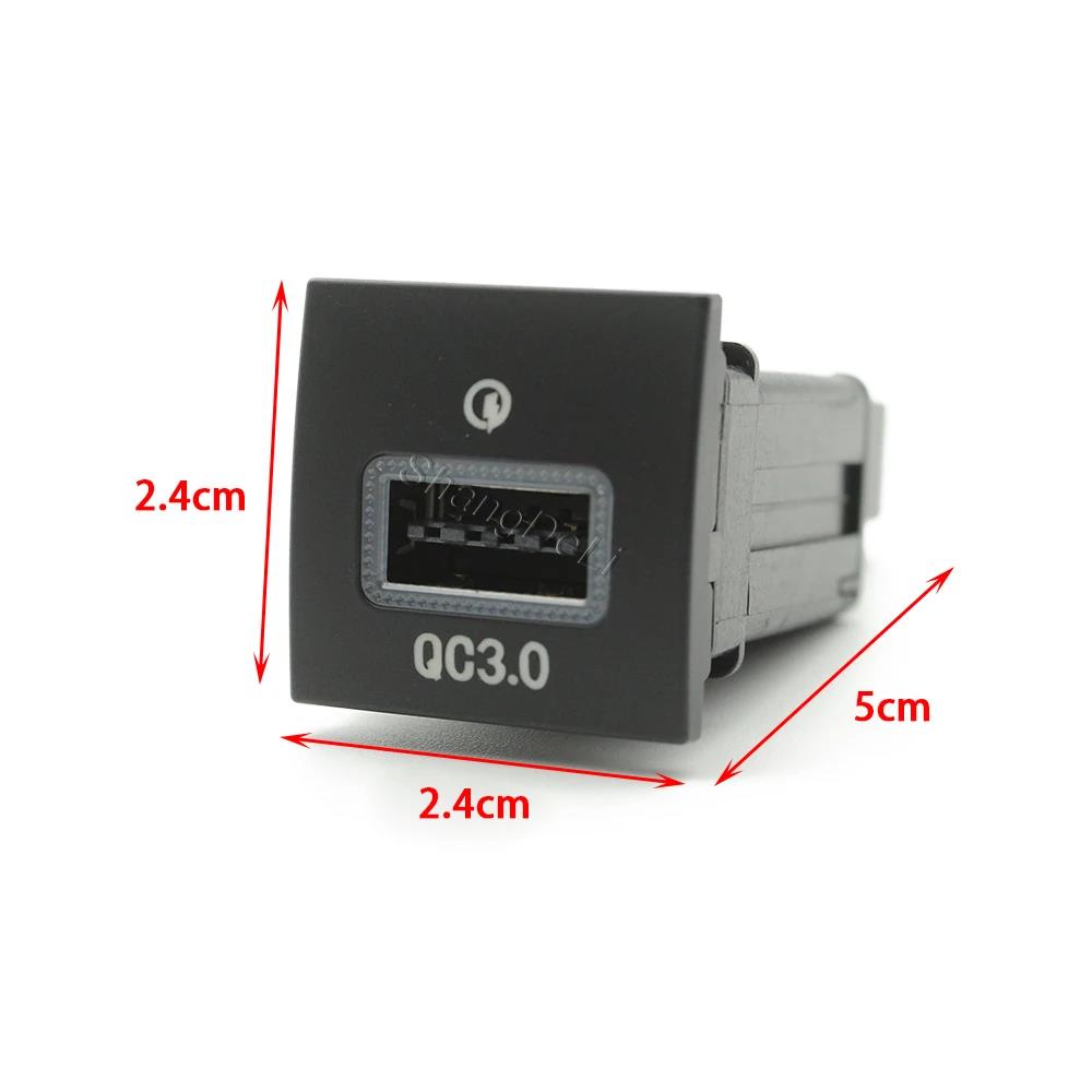 Car Fast Charger USB Port Socket Charging Power Adapter Wire Harness For VW Golf 6 Jetta 5 MK5 Scirocco 06-12 Accessories