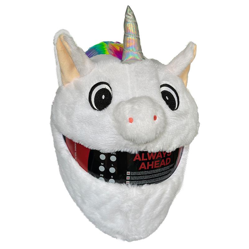 Велошлем с откидным забралом Stitch Pikachu Unicorn