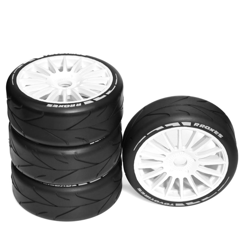 1/8 Short Truck Tires Plastic Wheel Rims 17mm Hex for 1:8 RC Off-road Car Buggy Arrma HSP HPI Traxxas Redcat Losi Kyosho Parts