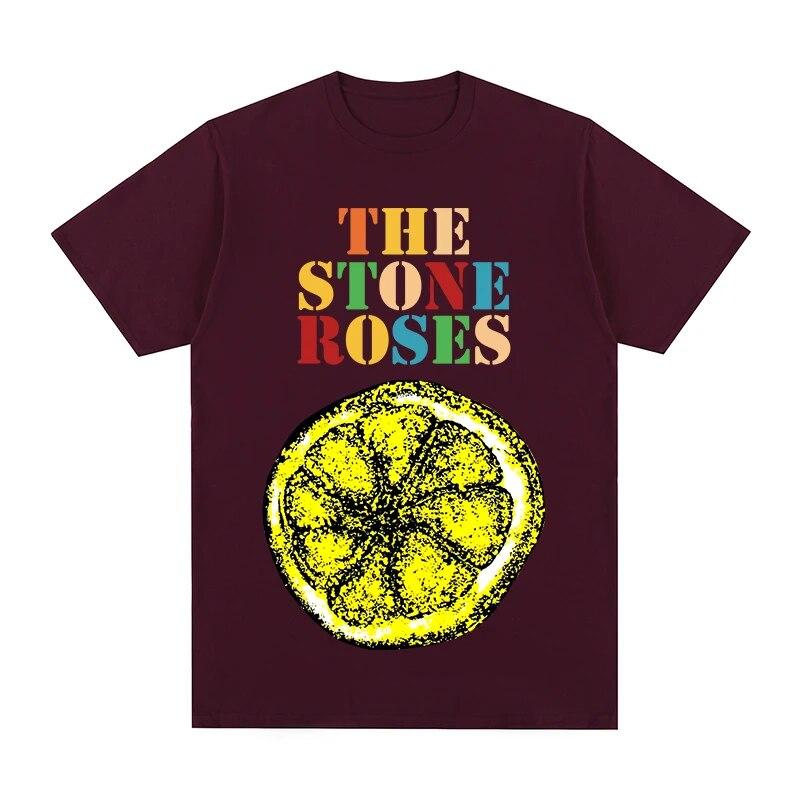 Футболка The Stone Roses Lemon, хлопковая футболка унисекс, новая футболка, женские топы