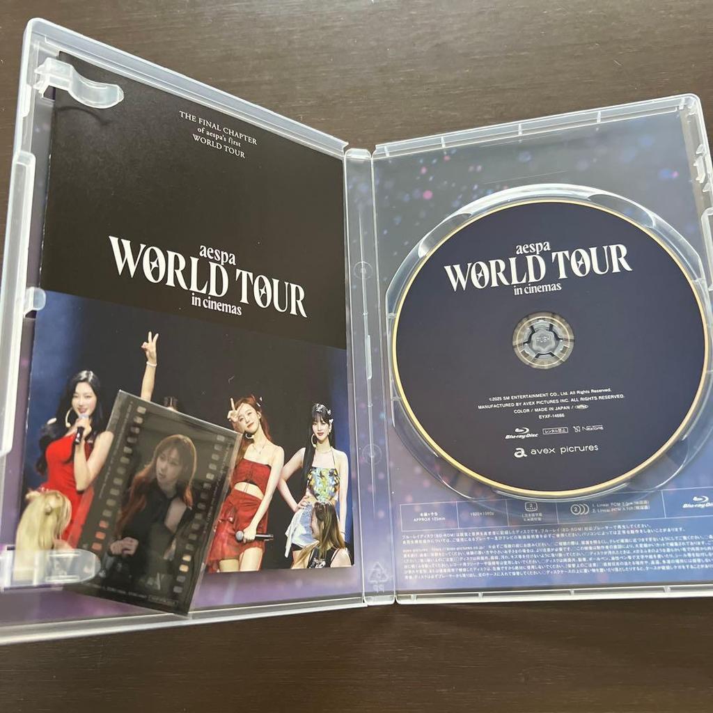 [Б/У] aespa МИРОВОЙ ТУР в кинотеатрах DVD