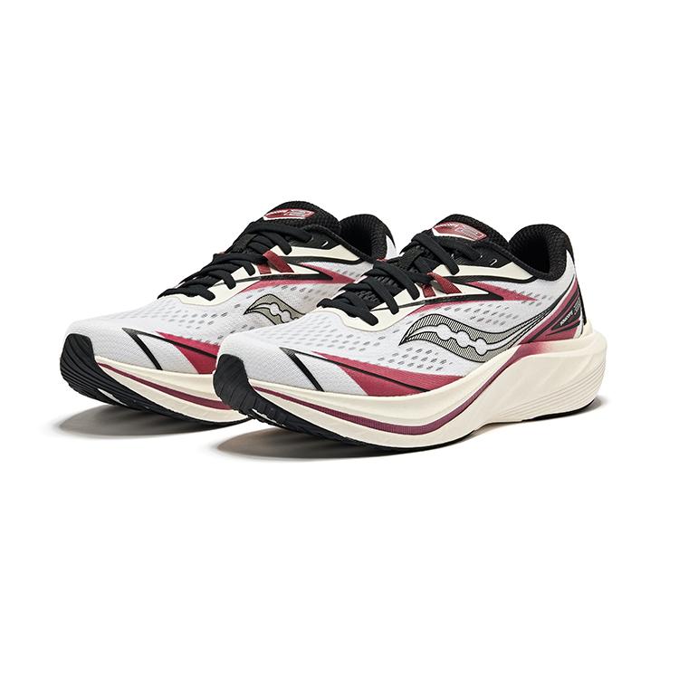 SAUCONY Slay Полная Скорость 2 Низкие Беговые Кроссовки Мужские Белый Черный Красный S28234-3