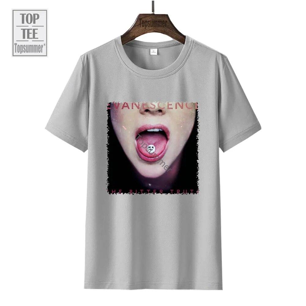 Футболка с альбомом «Горькая правда» Evanescent Tour, женская футболка в стиле хип-хоп, рок, хлопковые футболки, топы унисекс с графическим принтом