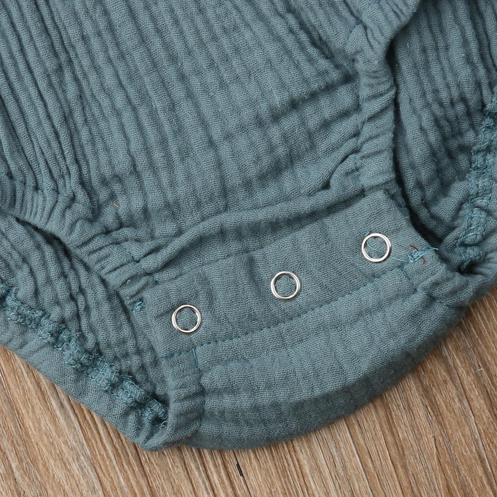 Одежда для новорожденных девочек 0-24 месяцев, комбинезон с длинными рукавами и рюшами, мягкий комбинезон, солнечный костюм