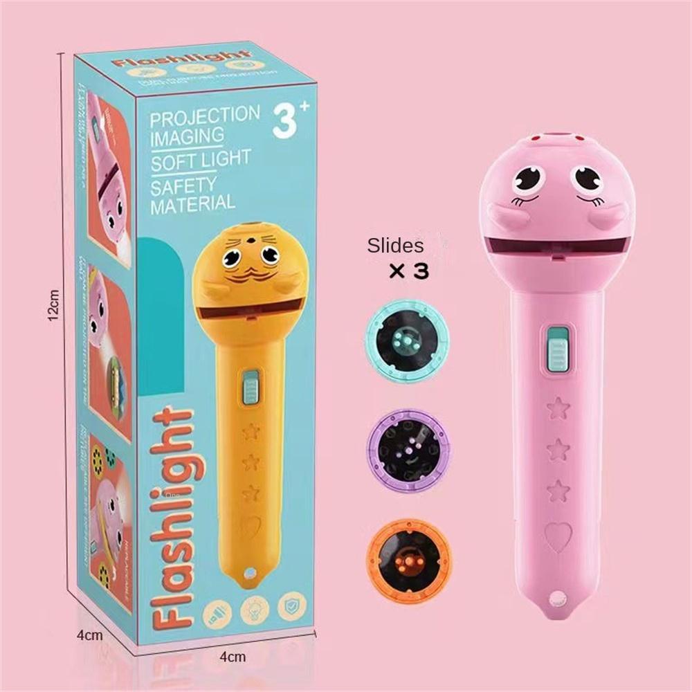 Flashlight Projector Torch Lamp Toy Baby Early Education Cartoon Fun Boys Girls Gifts Toy Luminous Projection Flashlight