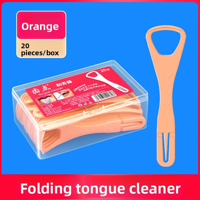 Box of 20 Foldable Tongue Scrapers