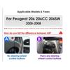 Автомобильное радио Android для Peugeot 206 206CC 206SW 2000-2008 7-дюймовый мультимедийный проигрыватель Carplay 2Din стерео Автомагнитола Навигация GPS