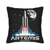 Artemis II Миссия на Луну Наволочка Ретро Модная Наволочка Для Стула Дивана Домашний Декор Мягкая Наволочка Подарок