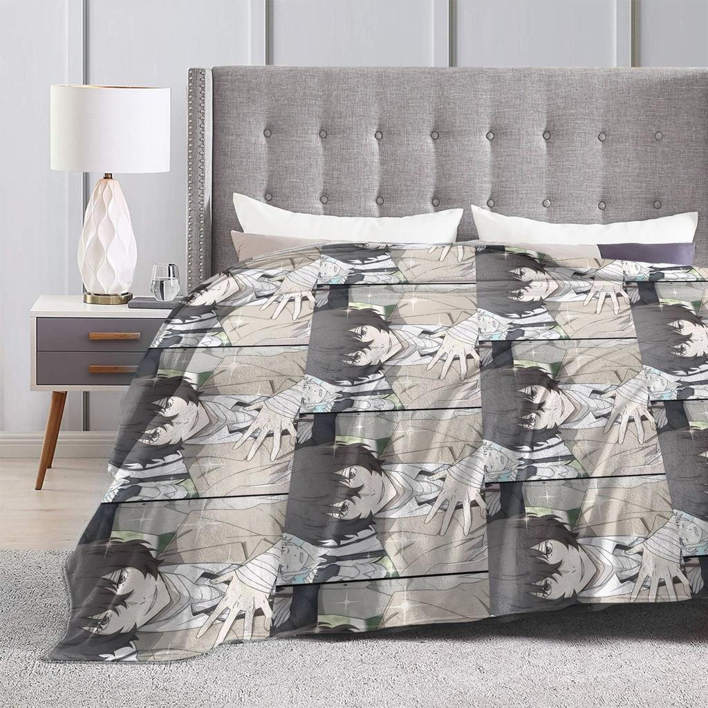 Пледы Дазай Великий из псов Blankets Флис Весна/Осень Многофункциональный Ультрамягкий Плед для Постельного Белья Путешествий Покрывала
