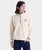 SPORTY&RICH Natural Polar Quarter Zip-Up Cream Unisex R265Amj102