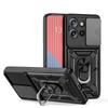 KEYSION Противоударный защитный чехол для MOTO G75 5G силикон + защитное кольцо для камеры из поликарбоната, чехол-подставка для телефона Motorola Edge 50 5G
