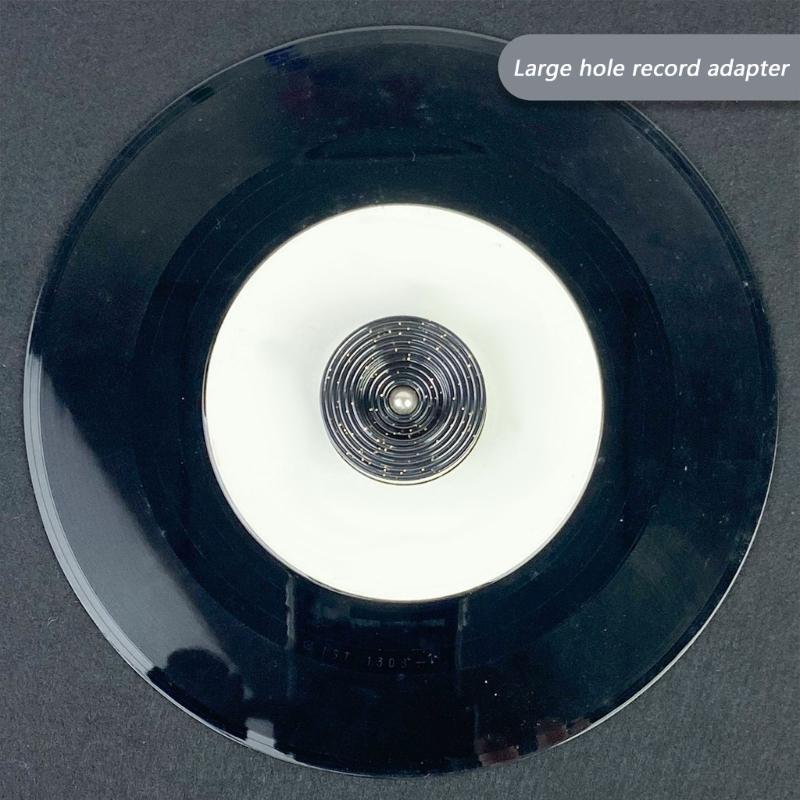 Универсальный адаптер-стабилизатор для проигрывателя LP45 для виниловых пластинок с большим отверстием, простая установка, купол для виниловых пластинок