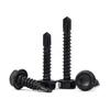 Черные самосверлящие винты из нержавеющей стали 410 с шестигранной головкой для профнастила (M4.2 M4.8)
