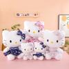 Hello Kitty Plush Toy With Dreamy Starry Sky Pattern And Floral Dress For Kids And Collectors