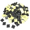 RedBeryl Selectable Cable Tie Mount Base с клейкой лентой Insulok Wiring Fixing Cable Fixture Black 100 (Кусочки 20ммx20мм)