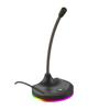 Профессиональный USB-конденсаторный микрофон для ПК с LED-подсветкой для компьютера, ноутбука