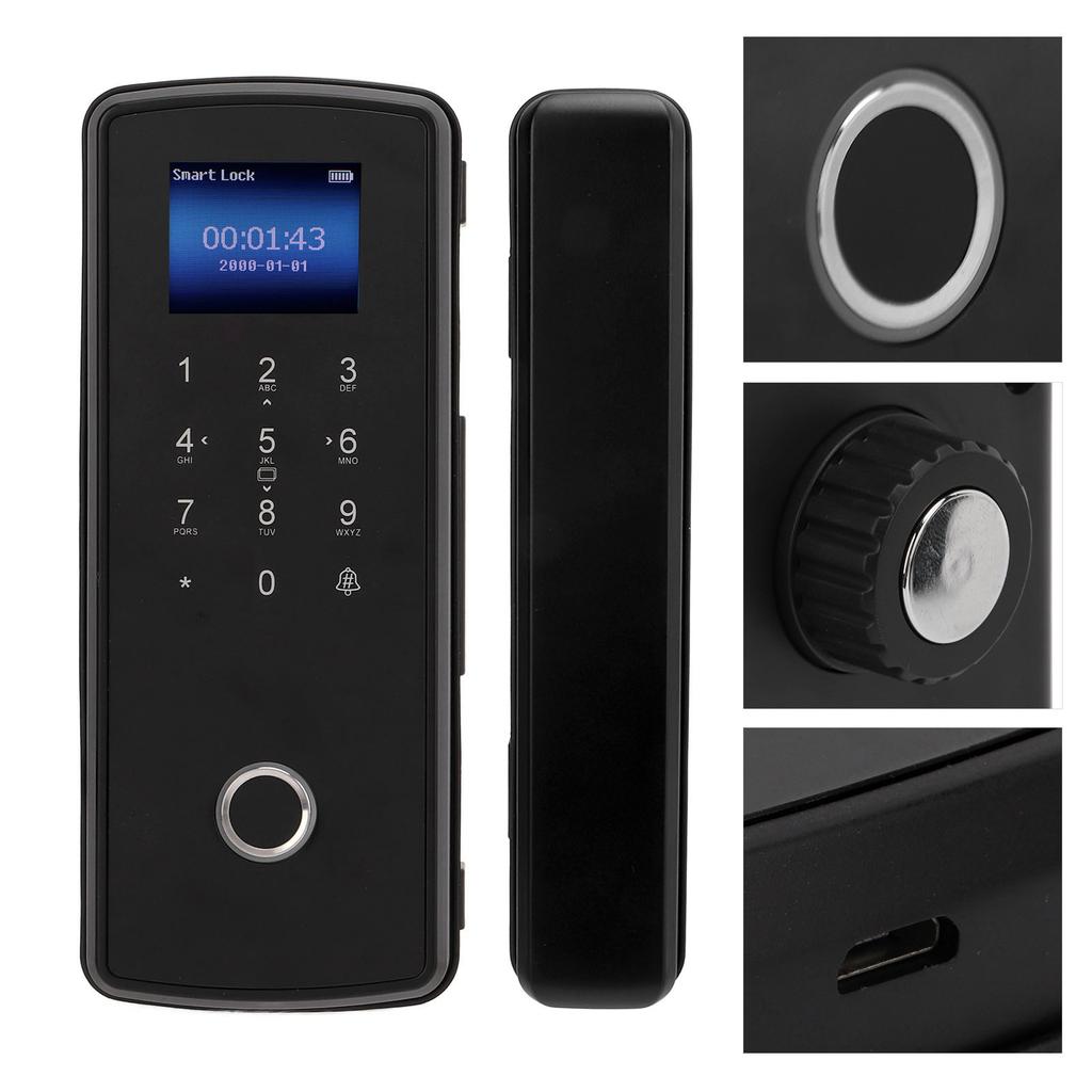 Полупроводниковый биометрический дверной замок с отпечатками пальцев Умная карта доступа с паролем для офиса и квартиры