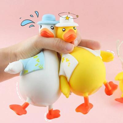 Игрушки для снятия стресса, одевающиеся утки, милые прыгающие утки, одевающиеся и снимающие стресс утки, игрушки-фиджет, подарки для детей, взрослых и детей