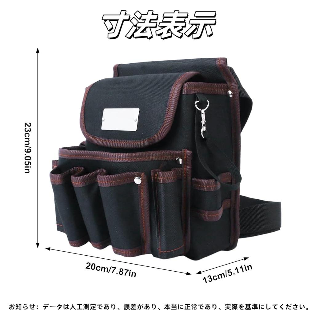 VorsiPro Tool Waist Tool Tool Storage Work Apron Detachable Waist Bag with Large Durable for and Other Work Bag, Bag, Pouch, Bag, Bag, Electrician's