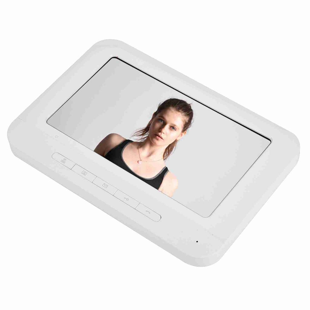 7-дюймовый цветной видеодомофон с видеокамерой и водонепроницаемым дверным звонком