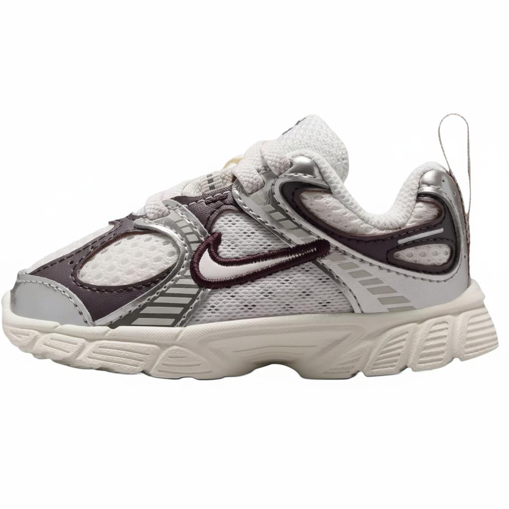 Nike V5 RNR Дышащая Поддержка Низкие Детские Кроссовки Белый Коричневый Для Младенцев и Малышей IR2949-005