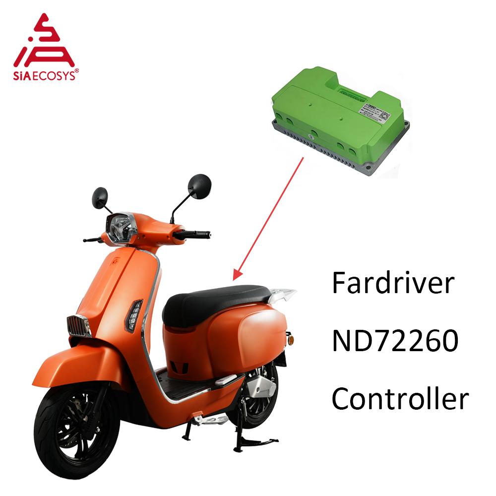 Контроллер Fardriver ND72260 Контроллер для электрического мотоцикла 260А BLDC Программируемый с Bluetooth для двигателя QS 1,5-3 кВт