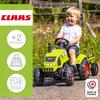 Tracteur avec remorque et capot ouvrant - FALK - Class - Dès 2 ans - 100% Fabriqué en France - 75% de plastique recyclé