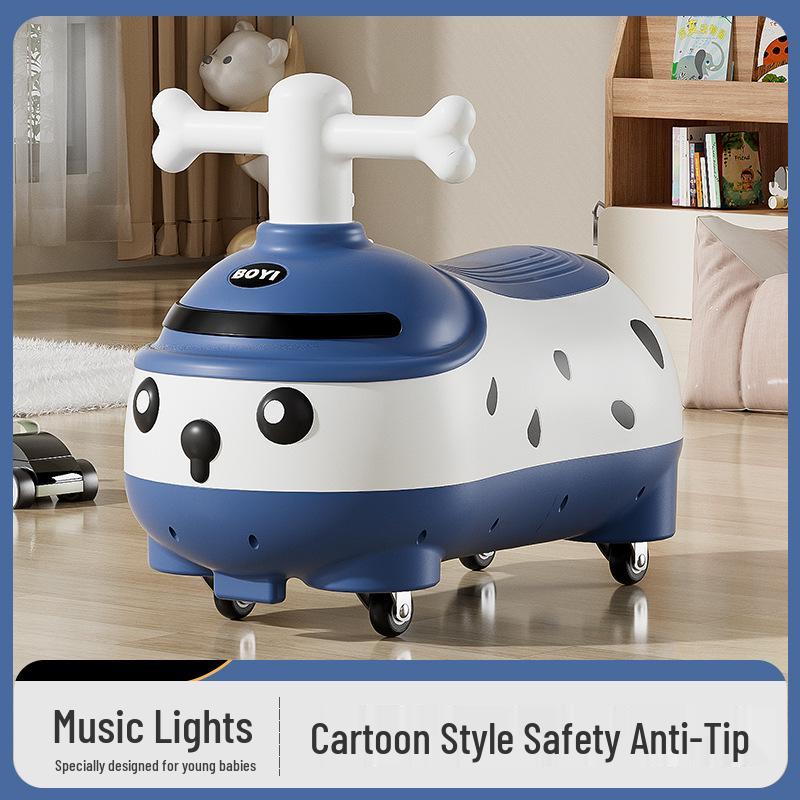 Универсальный детский планер против опрокидывания: Бесшумный детский твист-баланс-кар, идеальный подарок для малышей 1-3 лет